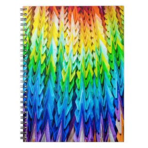 Caderno Espiral Senbazuru ou mil gruas origami