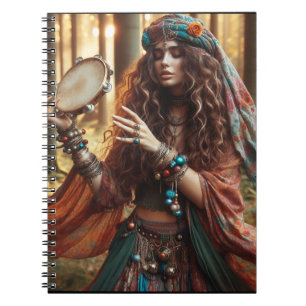 Caderno Espiral senhora cigana