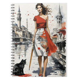 Caderno Espiral Senhora da cidade