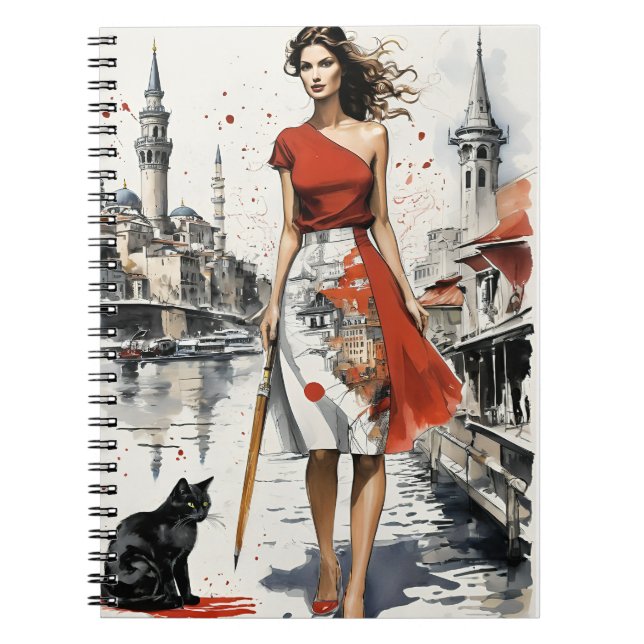 Caderno Espiral Senhora da cidade (Frente)