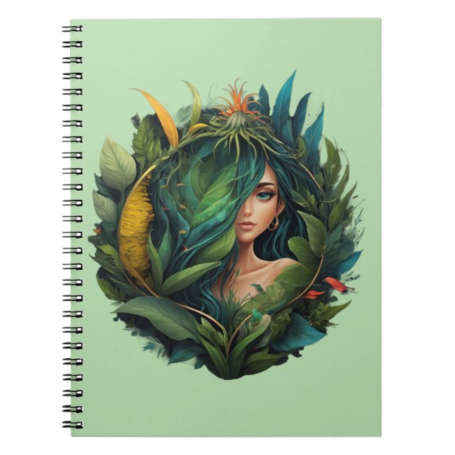 Caderno Espiral senhora da floresta (Frente)