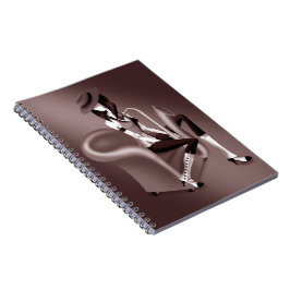 Caderno Espiral Senhora Saxofonista - Notebook inspirado no Jazz
