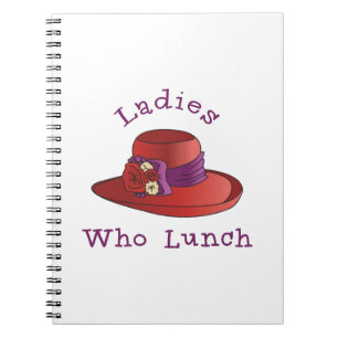 Caderno Espiral Senhoras Que Almoçam