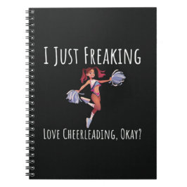 Caderno Espiral Senior Cheer Gifts High School Cheerleading Sports