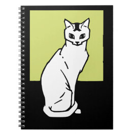 Caderno Espiral Sentado Cat Julie de Graag Art Nouveau