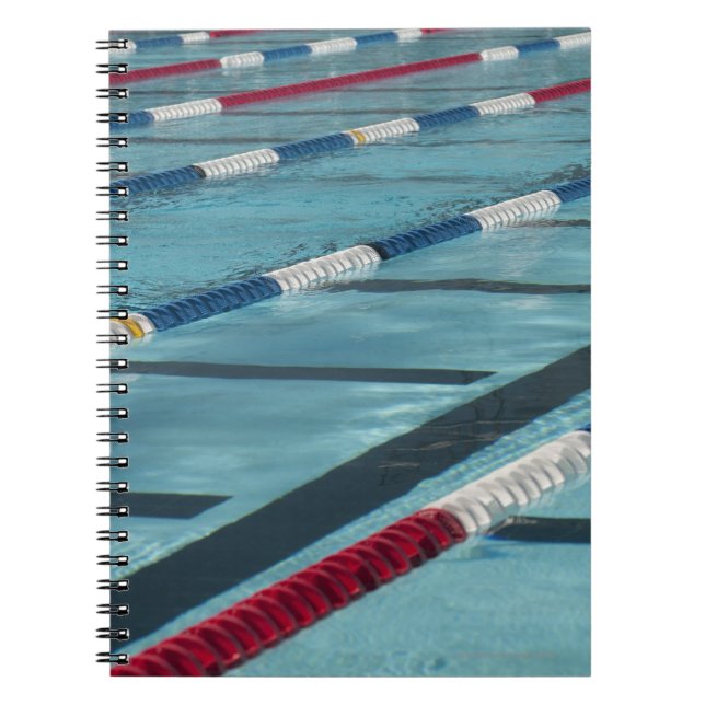Caderno Espiral Separadores plásticos em criar da piscina (Frente)
