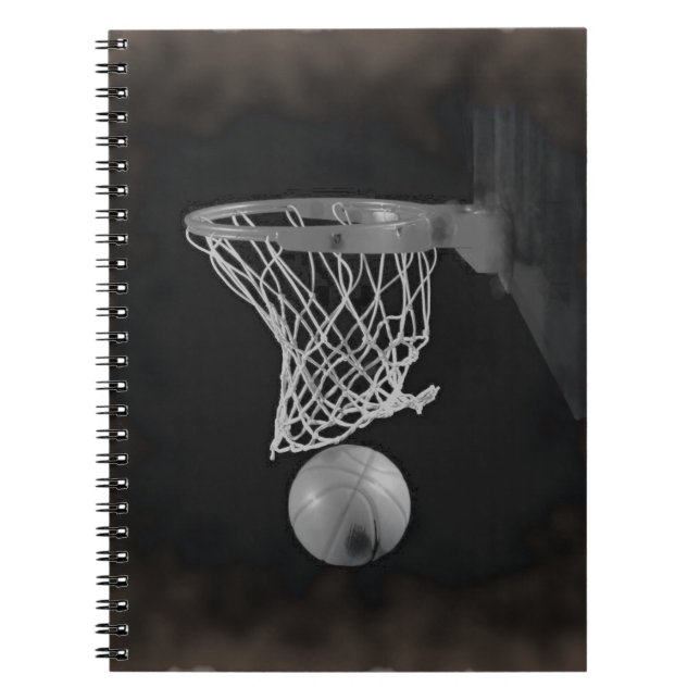 Caderno Espiral Sépia Basquete (Frente)