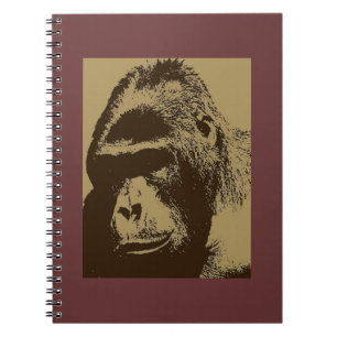 Caderno Espiral Sepia Gorilla