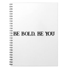 Caderno Espiral Ser Bold Notebook Motivacional para Crianças