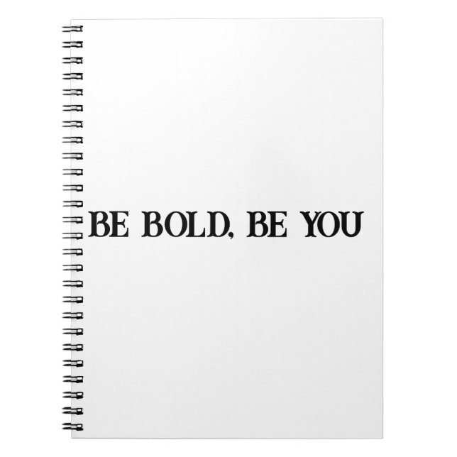 Caderno Espiral Ser Bold Notebook Motivacional para Crianças (Frente)