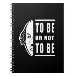 Caderno Espiral Ser Ou Não Ser Shakespeare Cita Thespian
