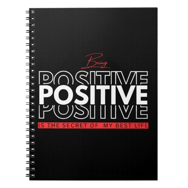 Caderno Espiral Ser Positivo (Frente)