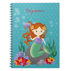 Caderno Espiral Sereia