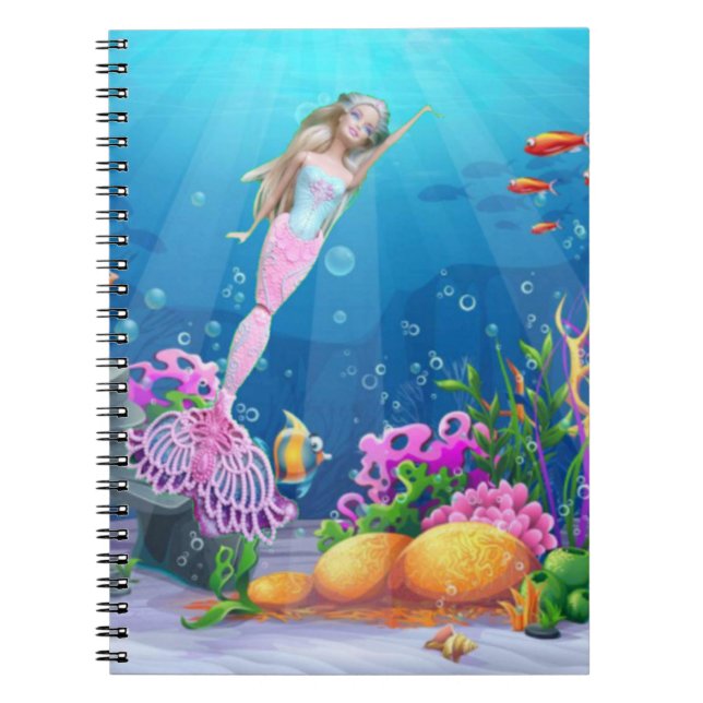 Caderno Espiral Sereia Famosa (Frente)