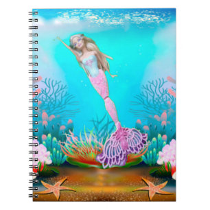 Caderno Espiral Sereia Famosa