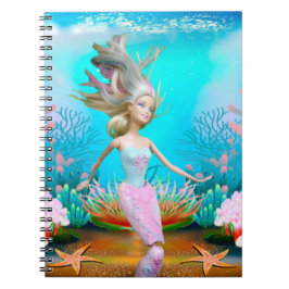 Caderno Espiral Sereia Famosa