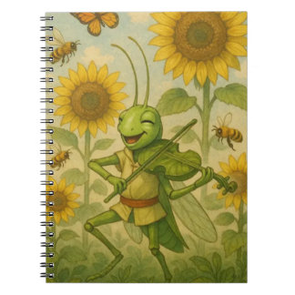 Caderno Espiral Serenata de Verão: O Alegria do Saltamonte Violini