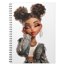 Caderno Espiral Serene Sparkle Muse Spiral Photo Notebook