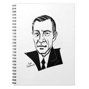 Caderno Espiral Sergei Rachmaninoff