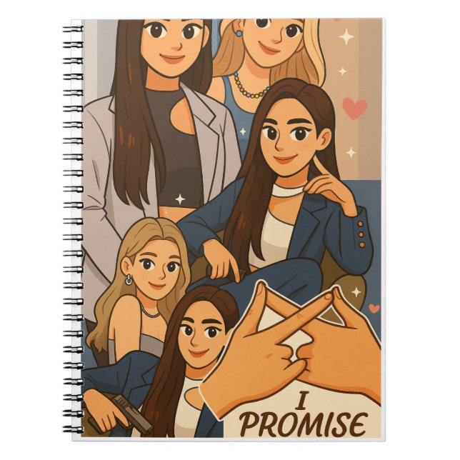 Caderno Espiral Série LingOrm "Only You"  (Frente)