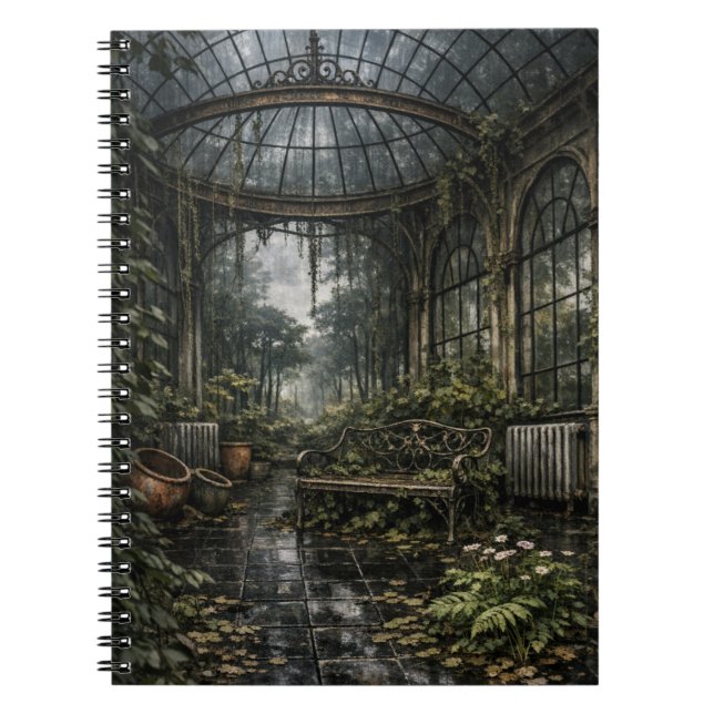 Caderno Espiral Serra de Orangery Estufa  (Frente)