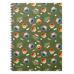Caderno Espiral Sesame Street Acampar é Mais Divertido Com Amigo
