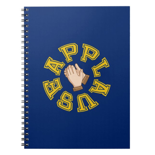 Caderno Espiral Sessão de aplausos (Frente)