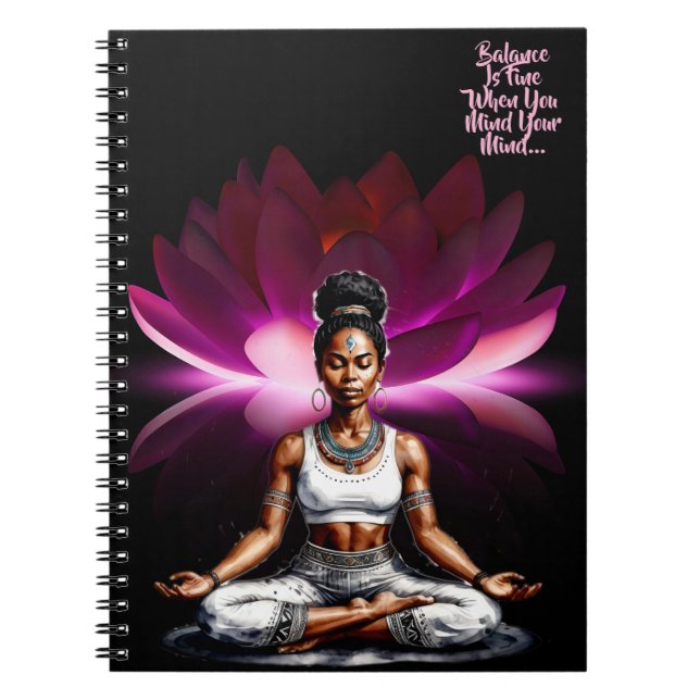 Caderno Espiral Seu Equilíbrio De Sabedoria (Frente)