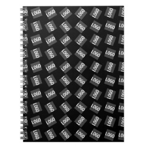 Caderno Espiral Seu Logotipo Logotipo Único, Design ou Padrão de