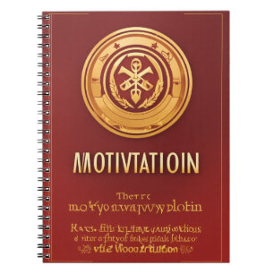 Caderno Espiral Seu notebook de pensamentos diários