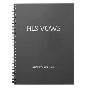 CADERNO ESPIRAL SEU NOTEBOOK VOWS