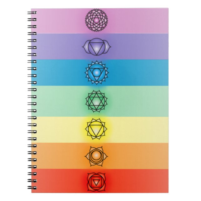 Caderno Espiral Seven Chakras (Frente)