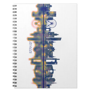 Caderno Espiral Sevilha Skyline