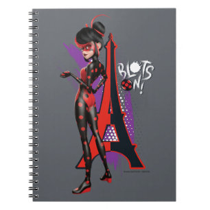 Caderno Espiral Shadybug Reverso Miraculoso Está Acionado!