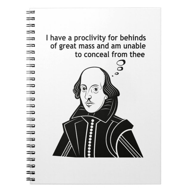 Caderno Espiral Shakespeare Encantado (Frente)