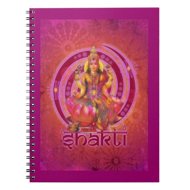 CADERNO ESPIRAL SHAKTI/LAKSHMI (Frente)