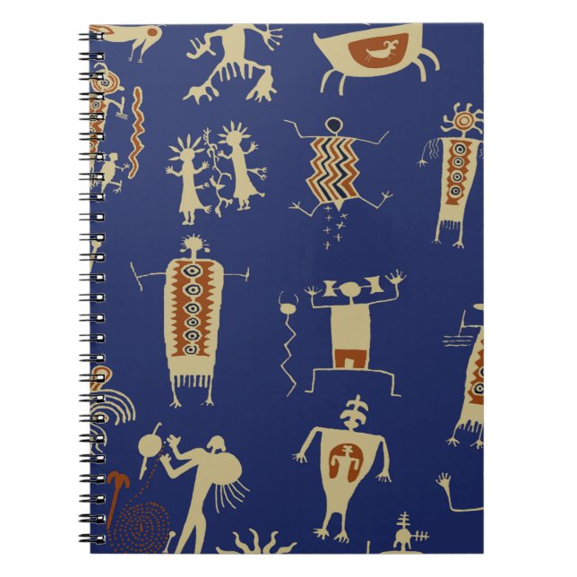 Caderno Espiral Shaman de Arte Rock Sudoeste (Frente)
