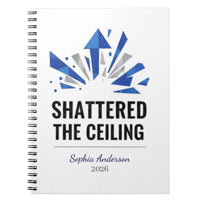 Caderno Espiral Shattered The Ceiling | Personalized (Frente)