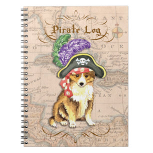 Caderno Espiral Sheltie Pirate