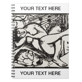 Caderno Espiral Shepherdese Dormindo Franz Marc Noteb Personalizad