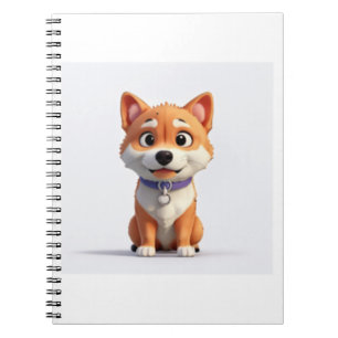 Caderno Espiral Shiba Inu Cute