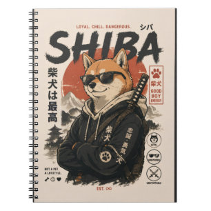 CADERNO ESPIRAL SHIBA O PROTETOR