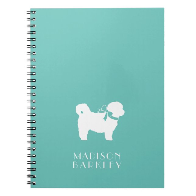 Caderno Espiral Shih Tzu Cachorro Puppy Urso Curto (Frente)