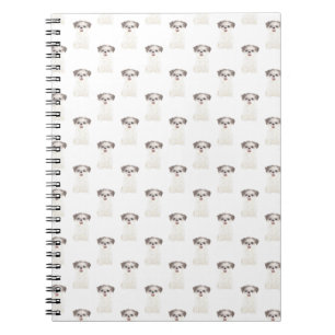 Caderno Espiral Shih Tzu (Castanho e Branco)