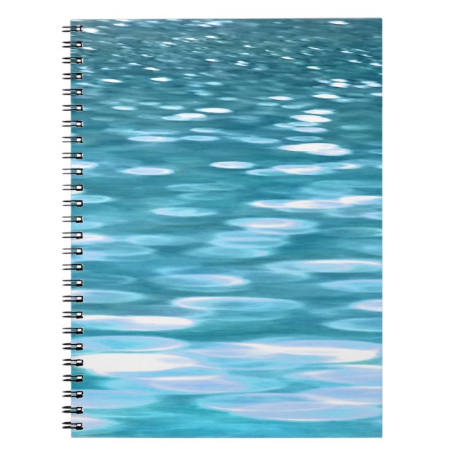 Caderno Espiral Shimmer Teal (Frente)