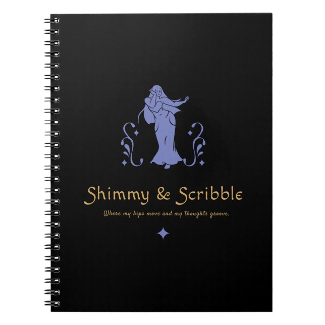 Caderno Espiral Shimmy & Scribble  (Frente)