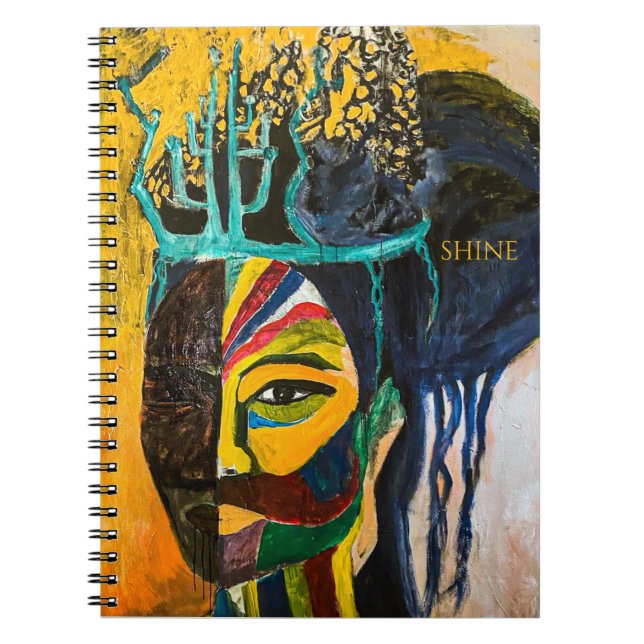 Caderno Espiral "Shine" Journal (Frente)