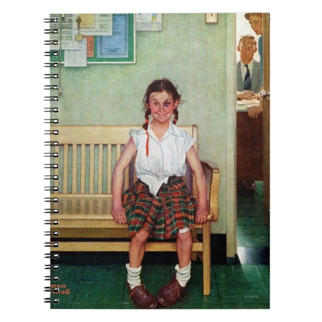 Caderno Espiral Shiner ou Fora do Gabinete do Diretor (Frente)