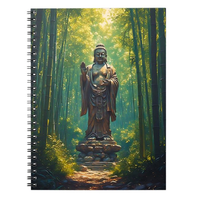 Caderno Espiral Shinrin no Hotoke (Buda da floresta) (Frente)