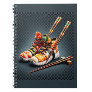 Caderno Espiral Shoeshi ME - Sneaker Sushi Único